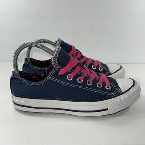 Converse All Star Navy & Pink Sneakers Women's 7